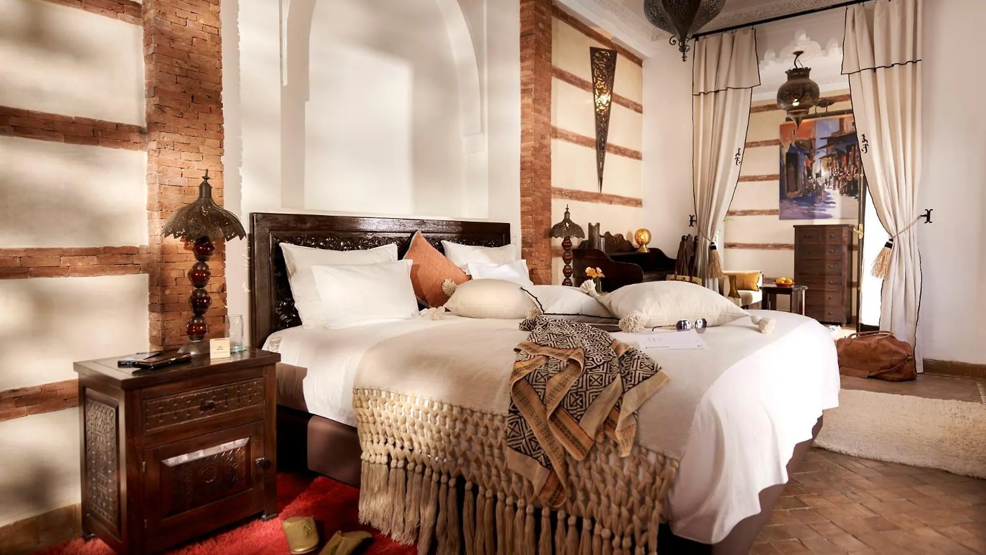 מרקש Riad Dar Amanza En Exclusivite Avec 4 Chambres Au Coeur De La Medina