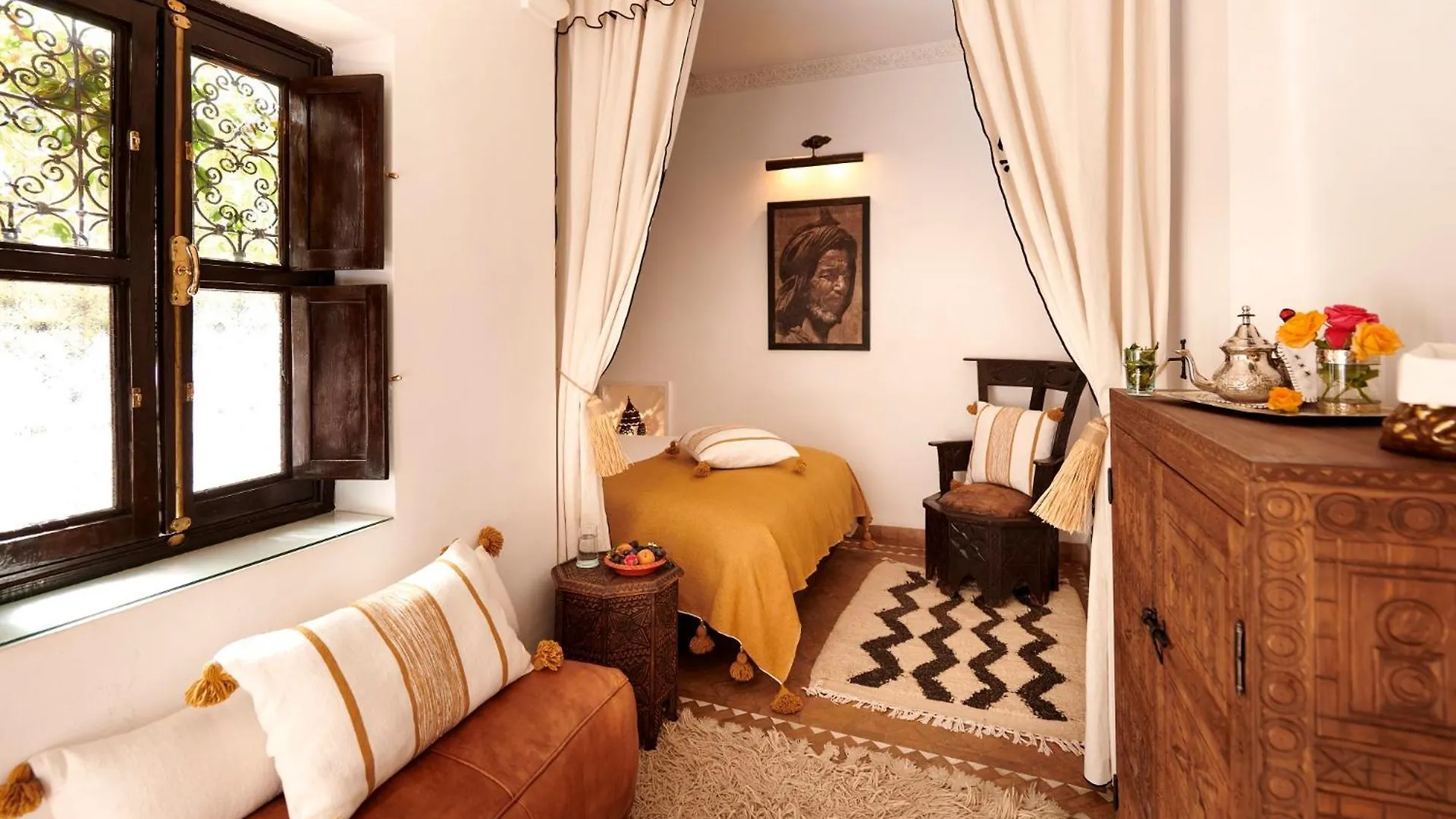 מרקש Riad Dar Amanza En Exclusivite Avec 4 Chambres Au Coeur De La Medina