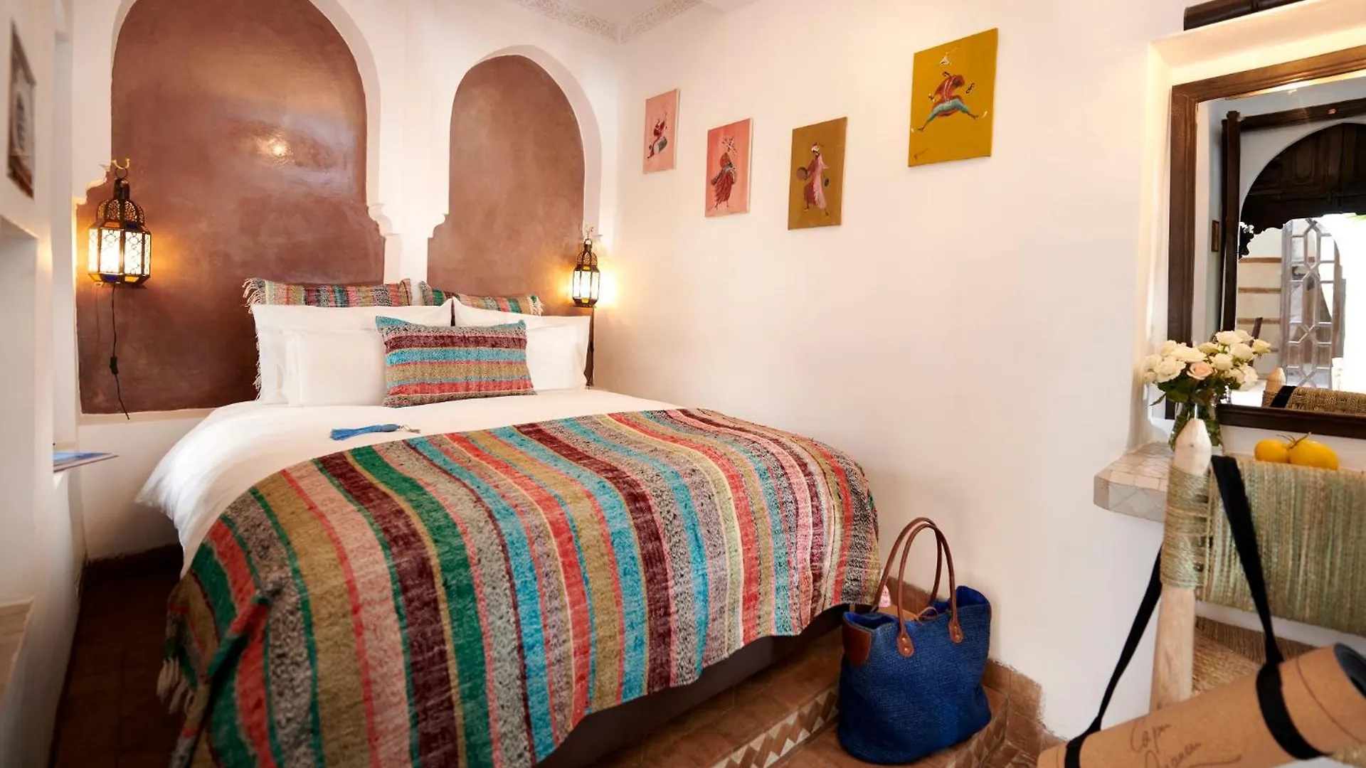 מרקש Riad Dar Amanza En Exclusivite Avec 4 Chambres Au Coeur De La Medina